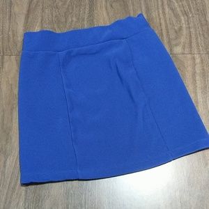 Royal Blue Forever21 Mini Skirt